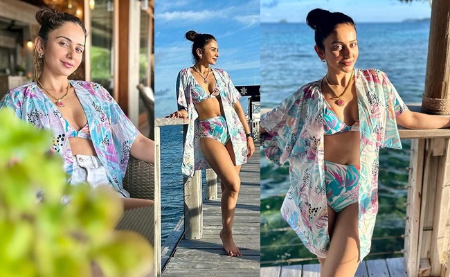 Pics: Rakul's Hot Poses In Swimwear