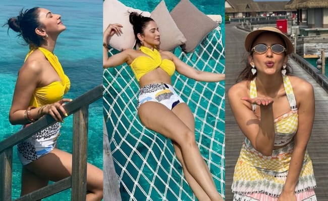 HOT: Tall Actress Allures In Thigh Show