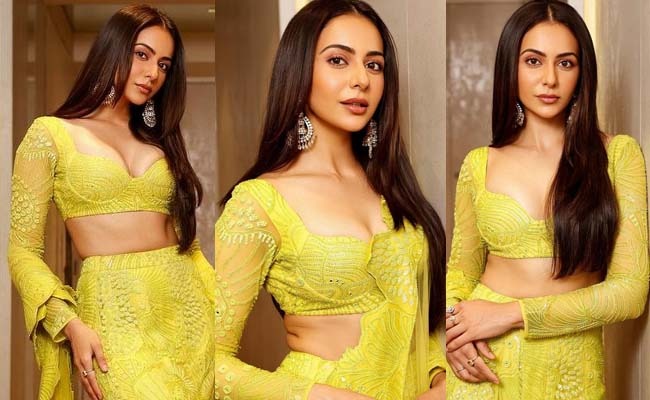 Pics: Rakul's Glory In Lemon Yellow