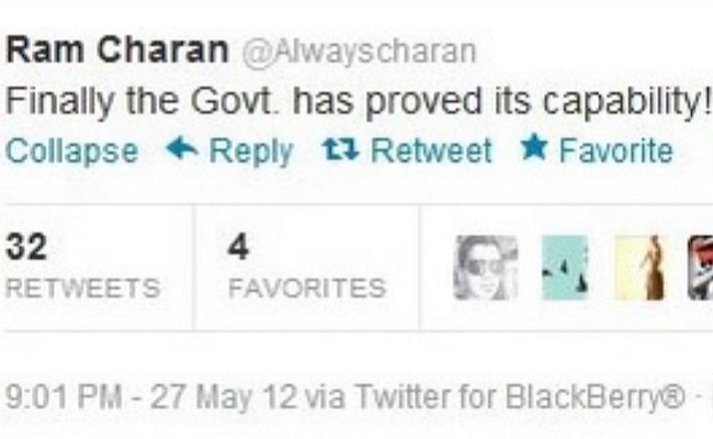 CBN Arrest: Netizens Trolling Ram Charan