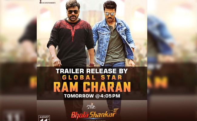 Ram Charan To Launch Bholaa Shankar Trailer