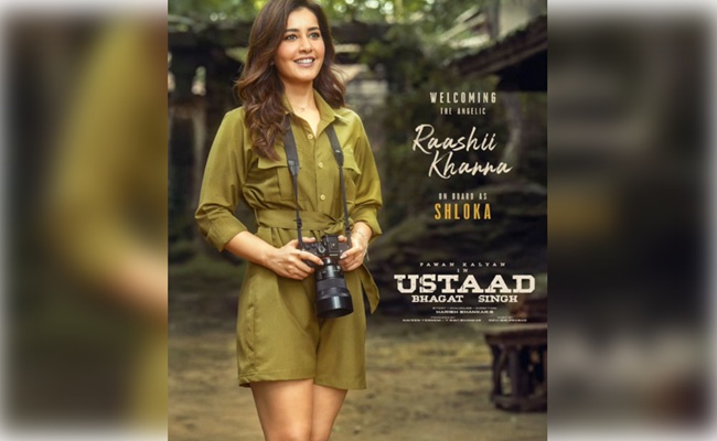 Raashii joins Pawan in 'Ustaad Bhagat Singh'