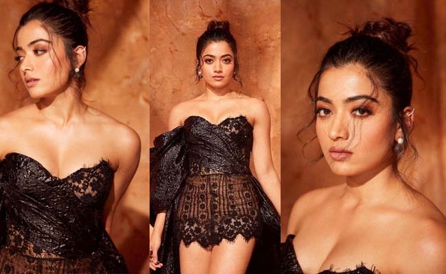 Pics: In Mumbai, Rashmika Dares to Bare!