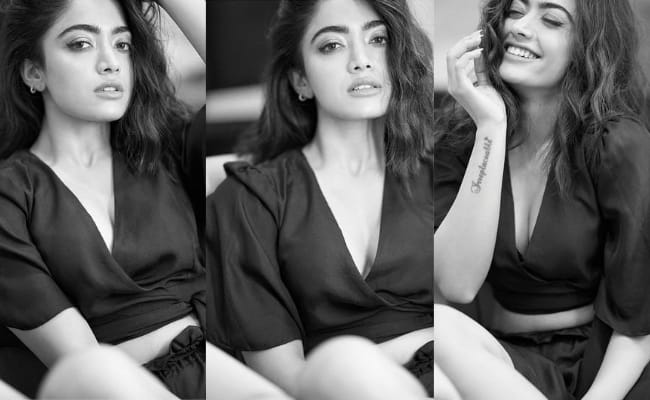 Rashmika is Super Hot in Monochrome Pictures