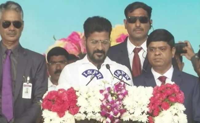 Revanth Reddy Takes Oath As T'gana Chief Minister