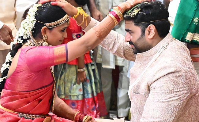 Nara Rohit Ties the Knot in an Intimate Ceremony