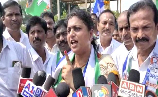 Where were you when I cried, Roja asks Bhuvaneshwari