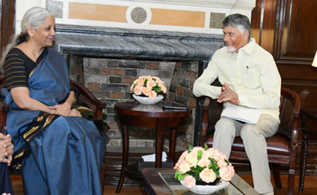 AP CM meets FM Sitharaman, seeks additional funds under SACSI