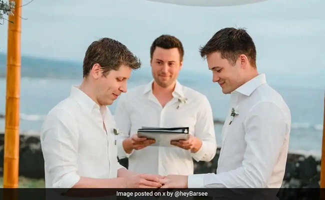 OpenAI CEO Sam ties knot with partner Oliver