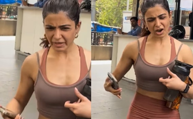 Watch: Samantha Lashes Out At Paps