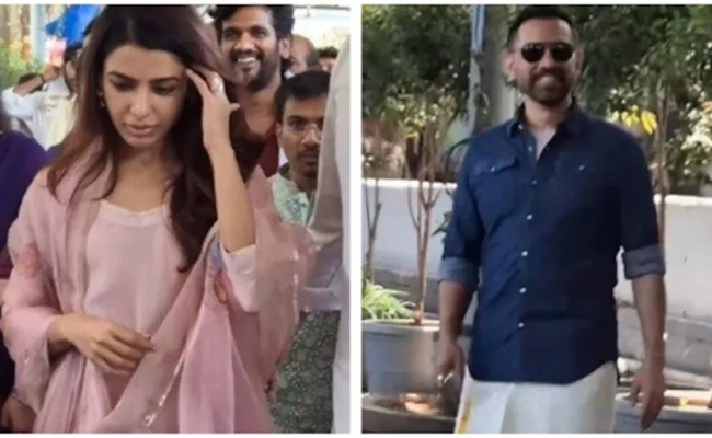 Nidimoru Politely Declines to Pose with Samantha