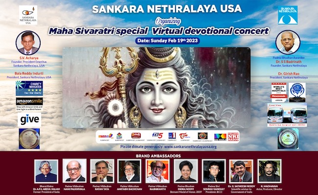 Sankara Nethralaya USA Maha Sivaratri Special