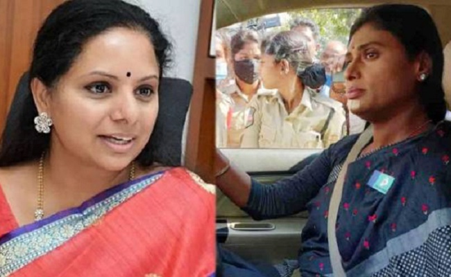 Kavitha, Sharmila trade barbs on Twitter