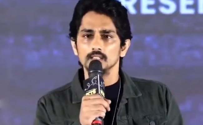 Actor Siddharth Claims He was Humiliated