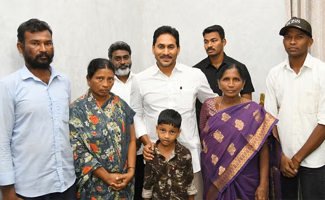 Is Jagan justified in meeting Singaiah family?
