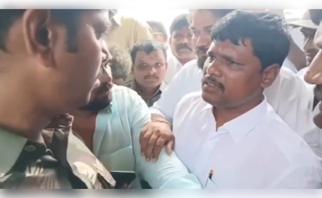 AP Minister's Cousin Arrested for Slapping Cop