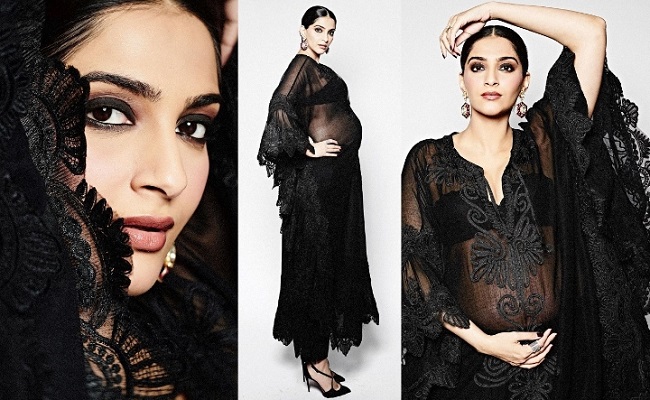 Pics: Sonam Kapoor flaunts blooming baby bump