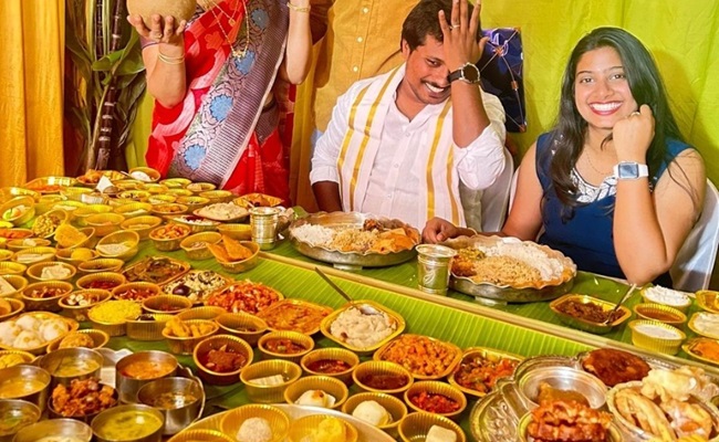 Andhra family treats S-I-L to feast with 300 dishes