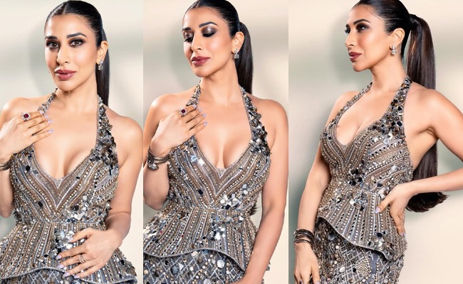 HOT: Sensuous Choudry Dazzles In Shimmering Dress