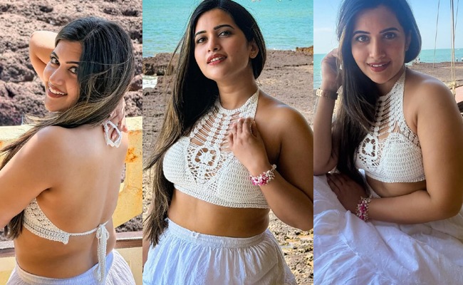 HOT: Sravanthi Stuns In Seaside Photoshoot