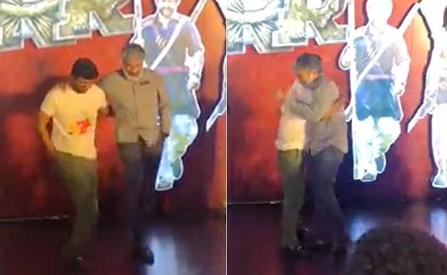 Rajamouli Shakes A Leg At 'RRR' Success Bash