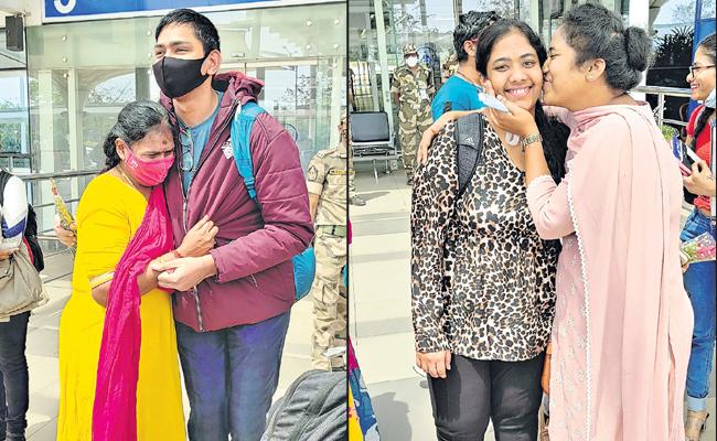 133 more Telugu students from Ukraine return home