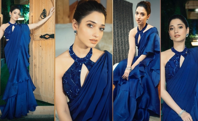 Pics: Milky Beauty Graces In Dark Blue