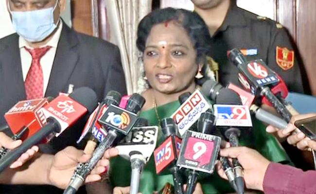 Why is Tamilisai angry with TRS attack on Arvind?