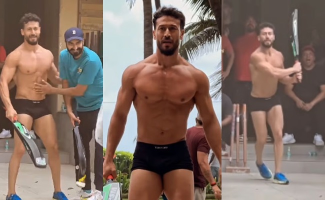 Hero Plays Cricket Wearing Only Underwear