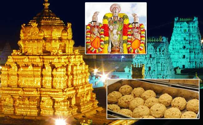 Who carried 300 big Tirupati laddus to Delhi?