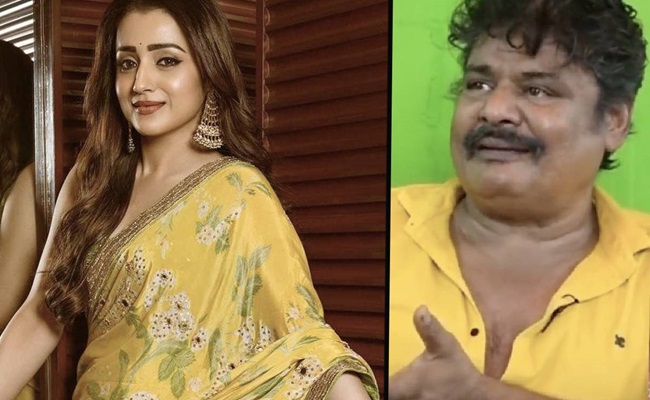 Mansoor Ali Khan issues an 'apology' to Trisha