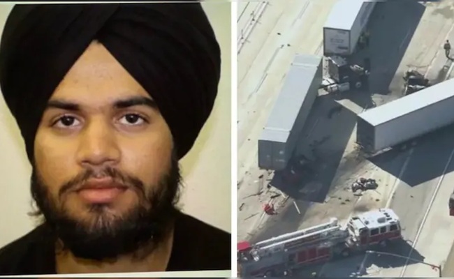Illegal Indian Immigrant Truck Driver Kills 3 In US Crash