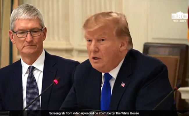 Trump to Tim Cook: 'Don't Build in India, They Can Take Care of Themselves'