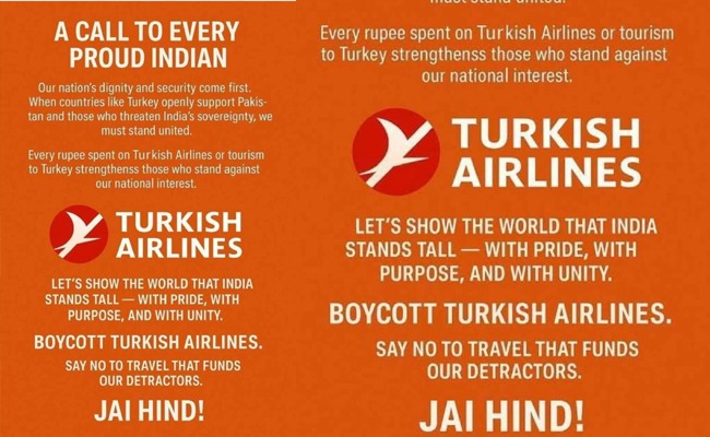 Boycott Call On Turkish Airlines And Travel