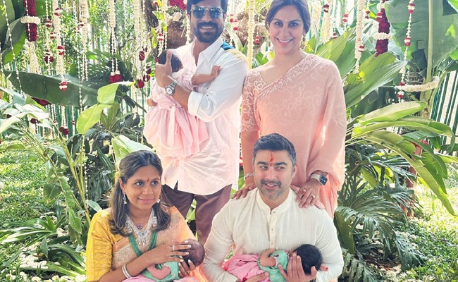 Upasana Posts a Pic of Her Daughter with 'Twin Sisters'