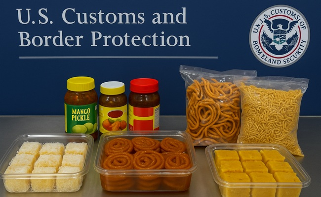 Alert: Sweets, Pickles and Food Items Stuck At US Customs
