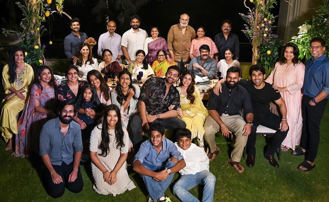 Varun Tej, Lavanya's Pre-wedding @ Chiru's House