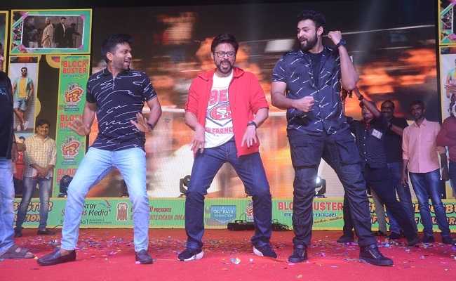 Venkatesh, Varun Tej's FUNtastic Dance At F3 Event