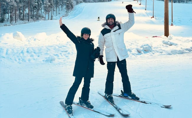 Pic: VarunLav Embracing Chilly Charm @ Finland