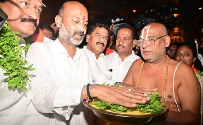 BJP swears to no involvement at Yadadri temple