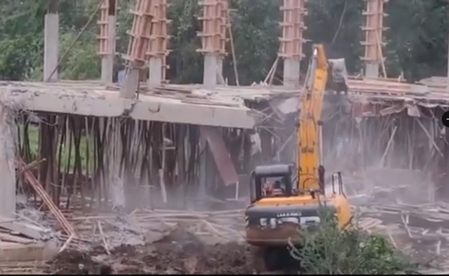 YSRCP's central office demolition: Facts and Fiction