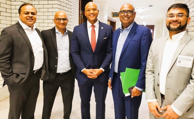 ATA Delegation Invites Maryland Governor for Convention