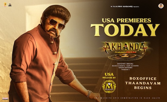 The Roar Returns: Akhanda 2 USA Premieres Today!