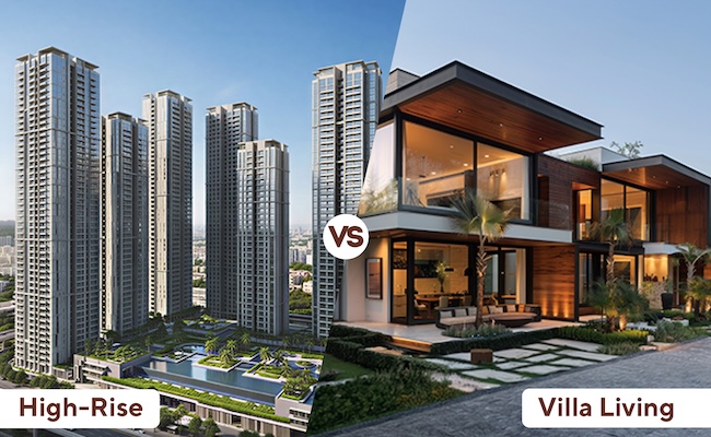 Comparing Neopolis High-Rise vs a Villa in Tukkuguda