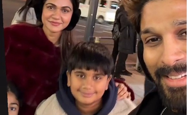 Allu Arjun's Tokyo trip is all about family, fun and good food