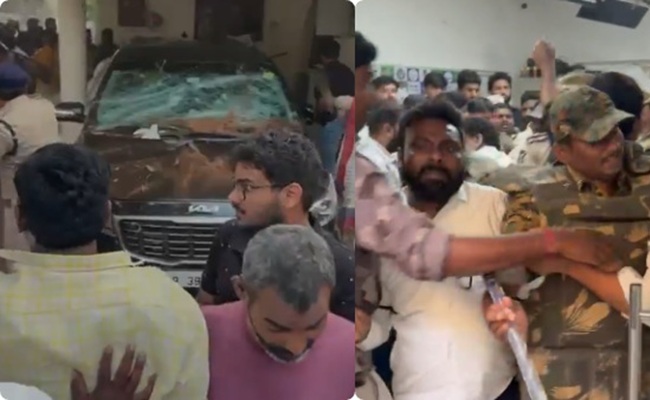 Ambati foul-mouths Naidu, TDP cadre attacks him