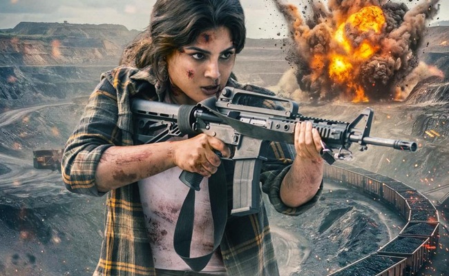 Pic Talk: Samyuktha Goes All Guns Blazing