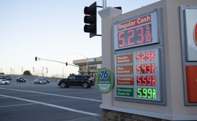 US California diesel prices hit record high