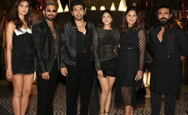 Ram Charan–Upasana at Allu Farmhouse Party