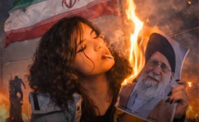 Iranian Women Celebrate Khamenei's Death